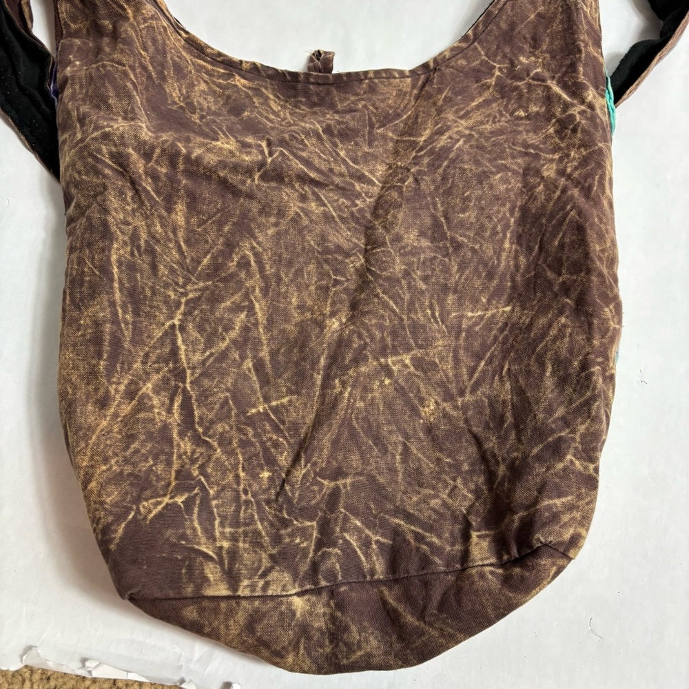 Brown Patchwork Bag - image 5